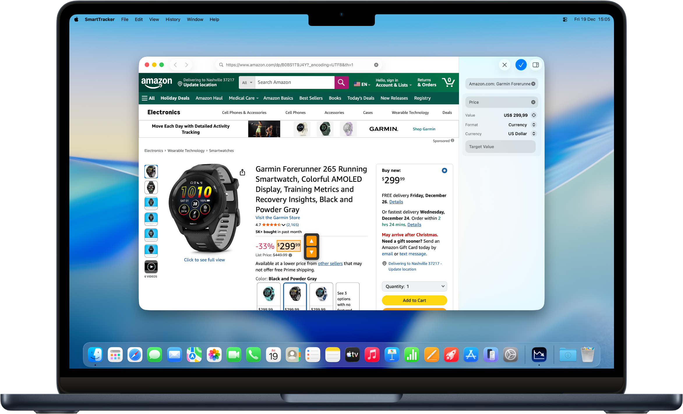Track any website in seconds
